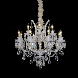 Maria Theresa Crystal Chandelier Luxury Decora Indoor Lighting for Lobby Living Room Bedroom Kitchen Candle Light